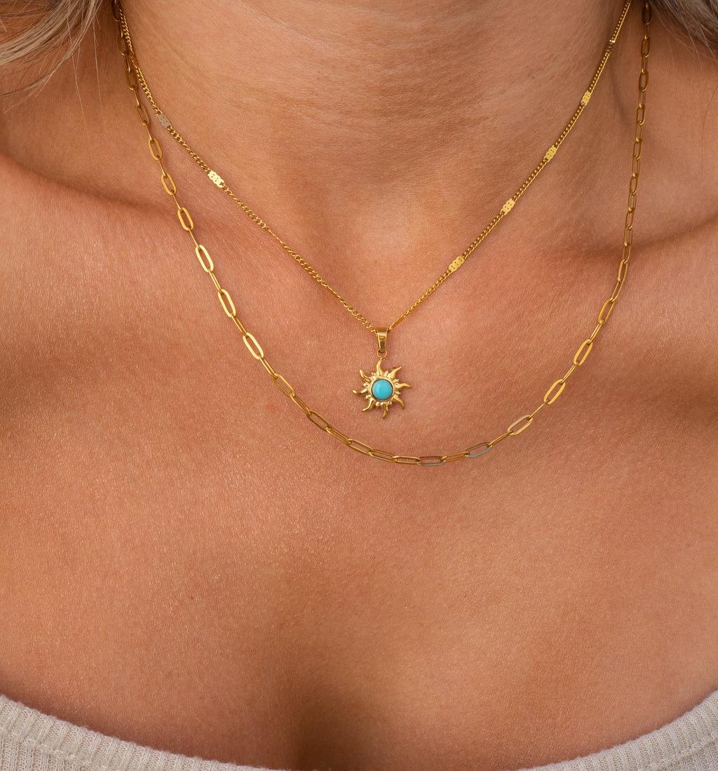 Turquoise Sun Choker