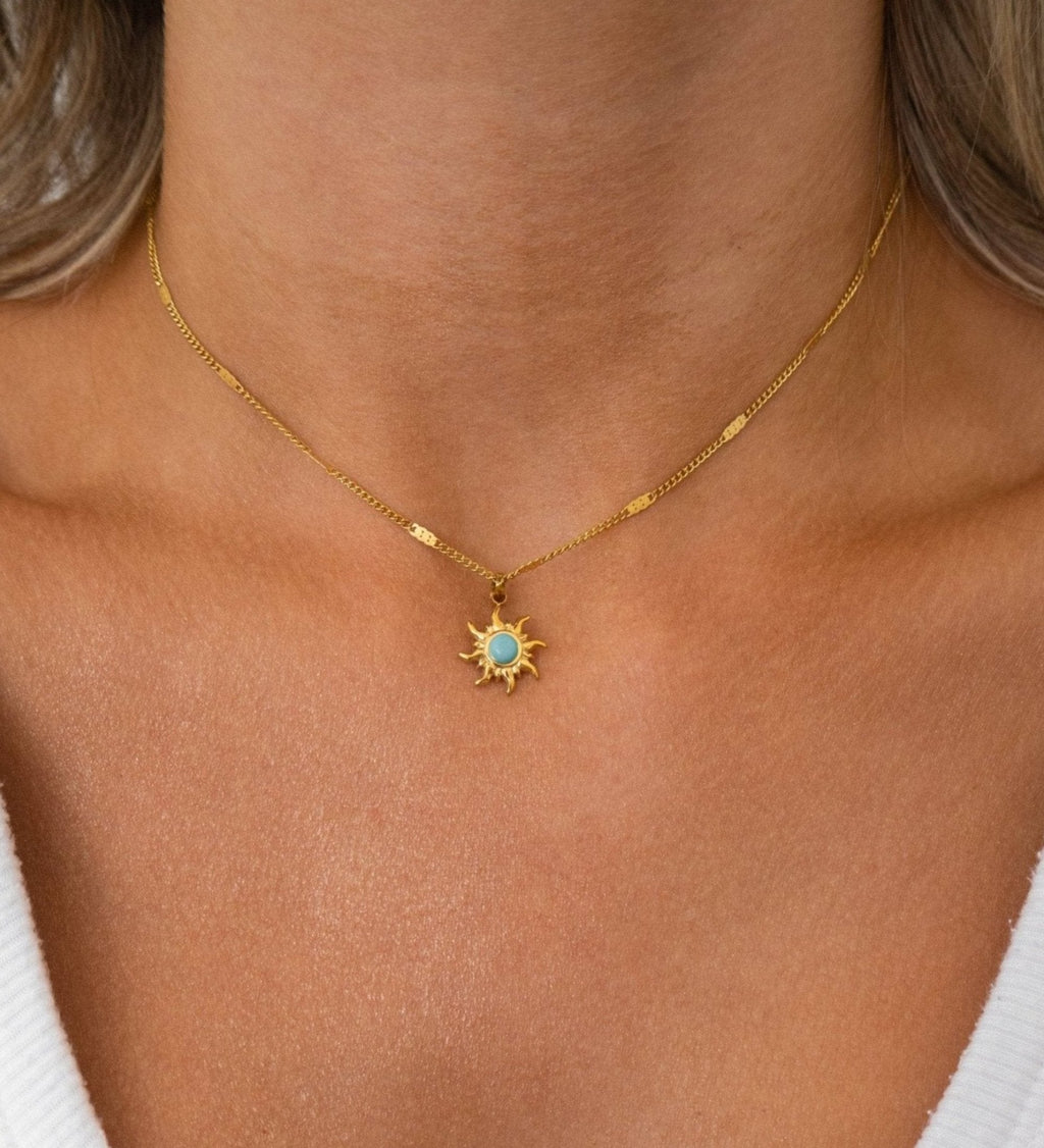 Turquoise Sun Choker
