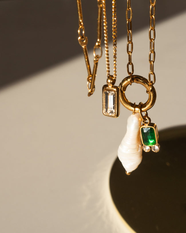 Ester Necklace | Emerald Main Image