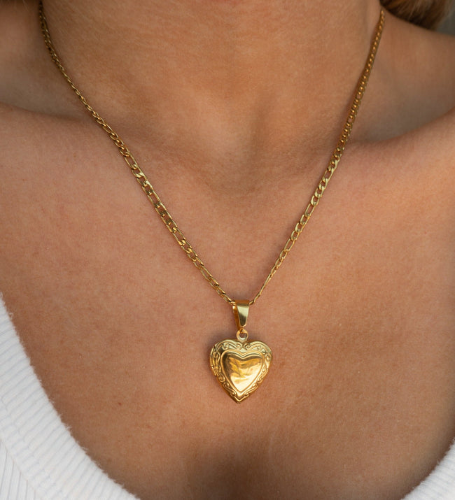 Heart Locket Necklace Hover Image