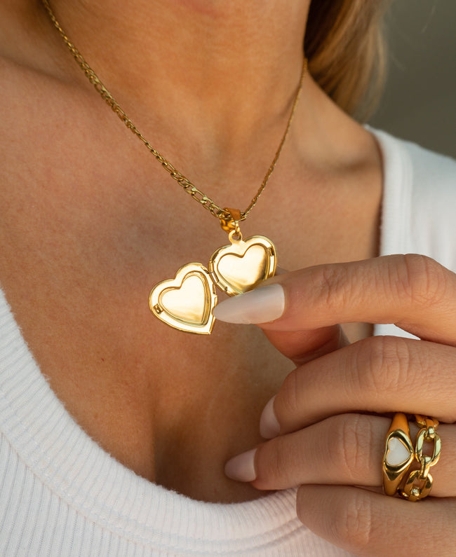 Heart Locket Necklace Main Image