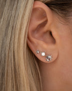 Pearl Studs | Silver