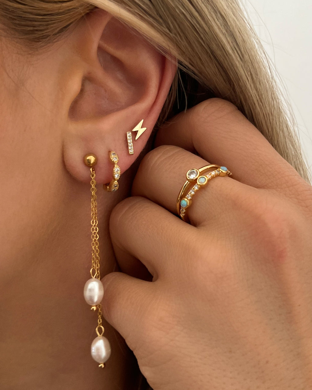 Stellaris Lightning Bolt Studs