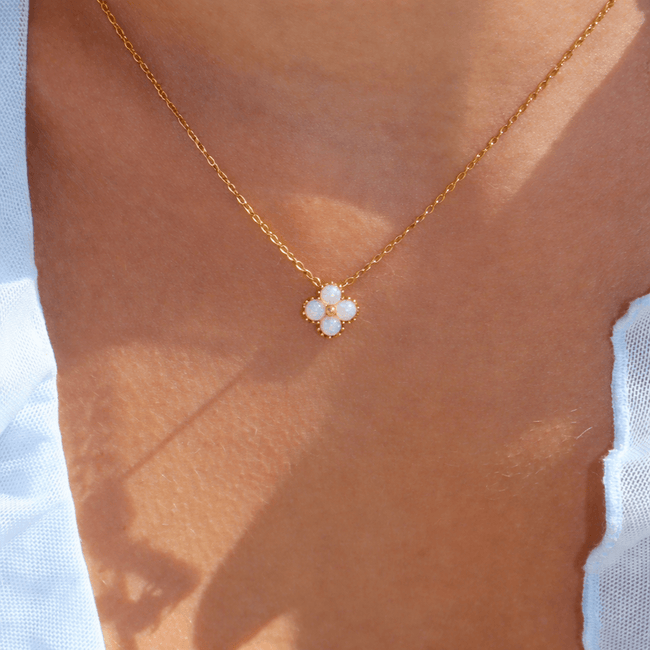 Opal Blossom Necklace Hover Image