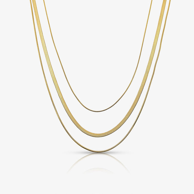 Queen Behaviour Triple Layered Necklace Hover Image