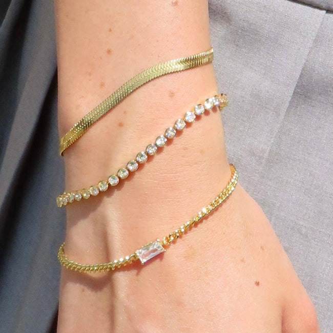 Rich Girl Tennis Bracelet Hover Image