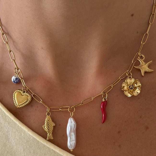 Saltwater Babe Charm Necklace Main Image
