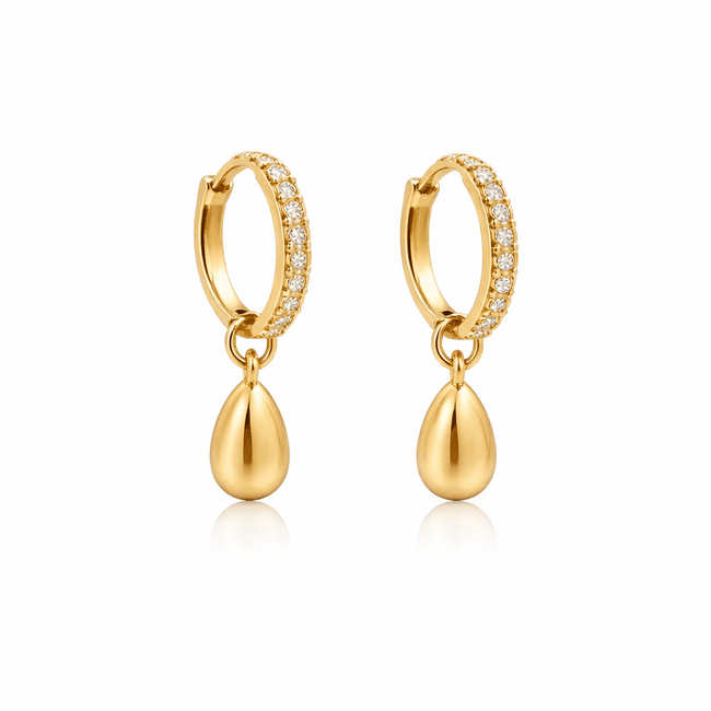 Shimmer Tear Earrings Main Image