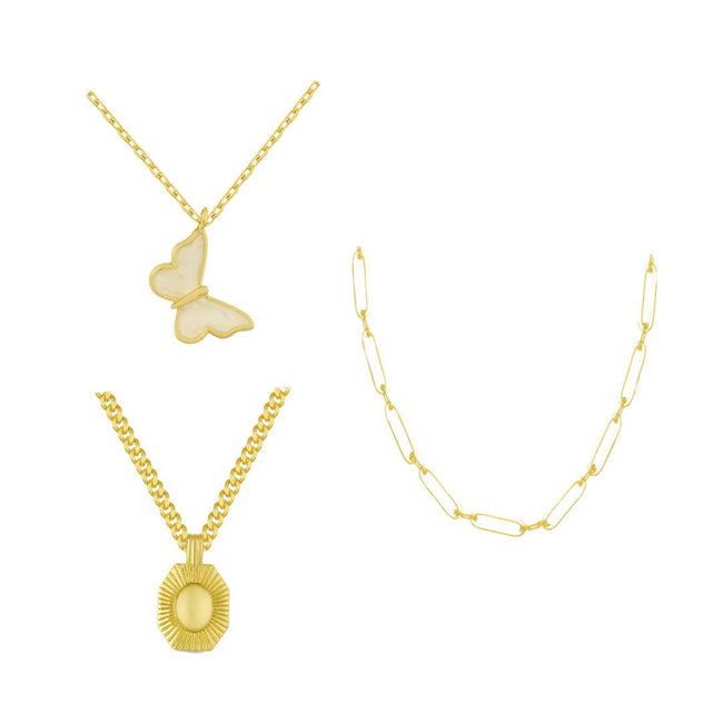 Soft Focus Bundle: 3 Piece Necklace Bundle Hover Image