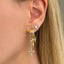 Sparkle Drop Charm Earrings