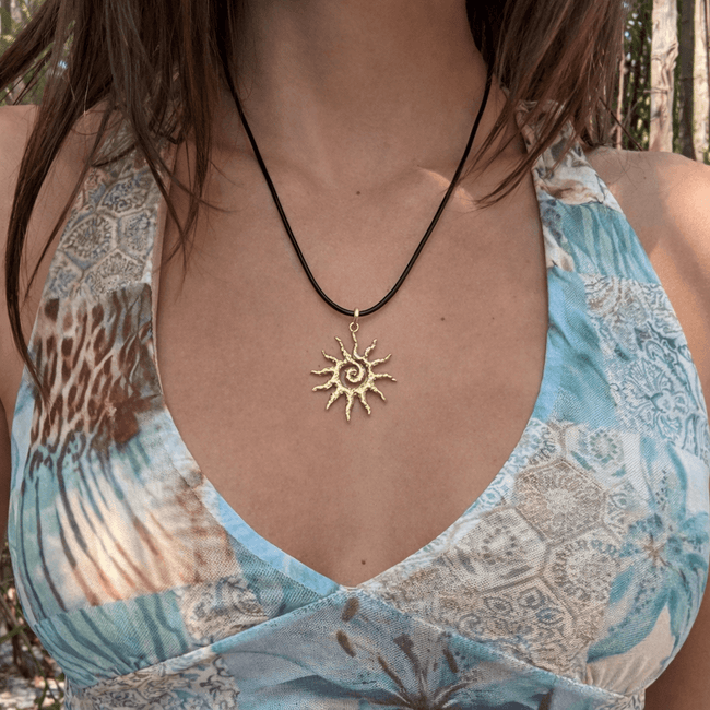 Sun Kissed Cord Necklace Hover Image