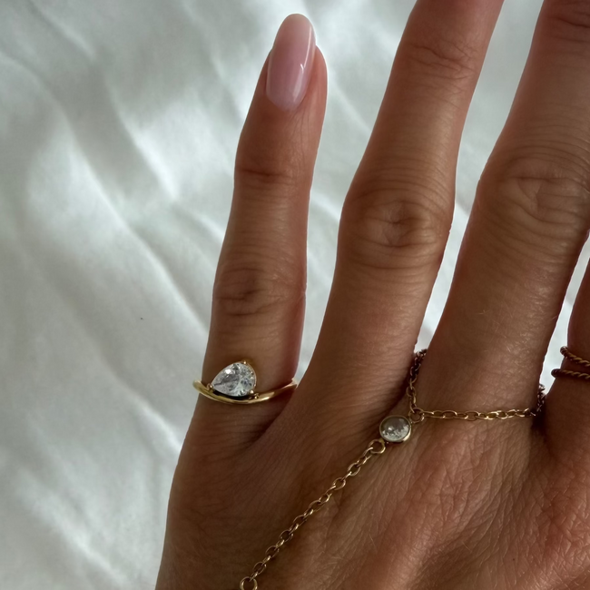 Sweet Swirl Pinky Ring Hover Image