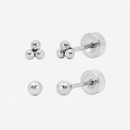 Flat Back Earrings Set Collection