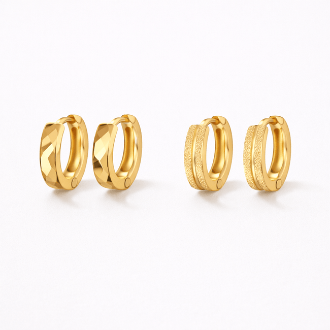 Twice As Nice Hoop 2-Piece Earring Set Main Image