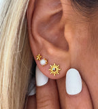 Sun Studs | Gold