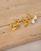 Pearl Studs | Gold