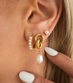 Pearl Studs | Gold