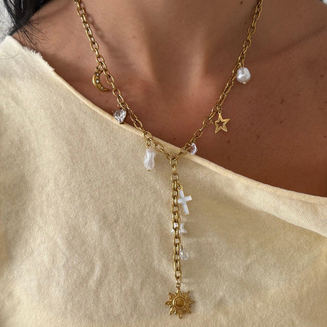 Wish Upon a Charm Lariat Necklace Hover Image